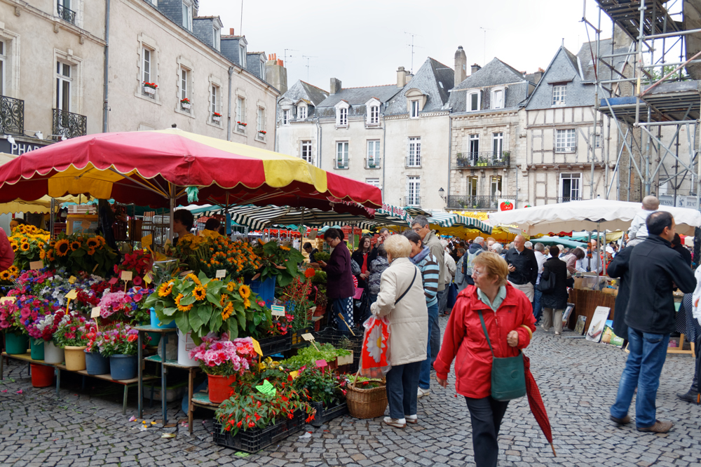 Marché de Vannes (Bretagne) 