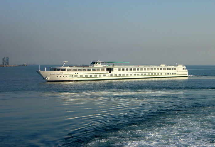 MS Princess Rhone cruise in the sea