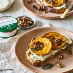 Roasted Pumpkin, Walnuts and French Garlic and Herb Paysan Breton
