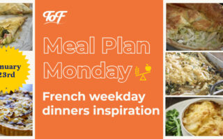 French meal plan: winter warmers, January 23rd