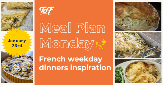 French meal plan: winter warmers, January 23rd
