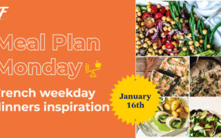 French meal plan: healthy weekday dinners, January 16th