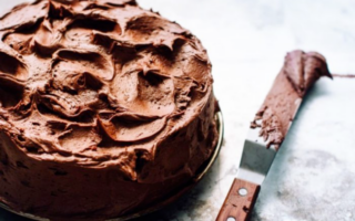 Delightful vegan chocolate cake