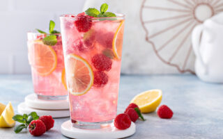 Raspberry blanche cooler
