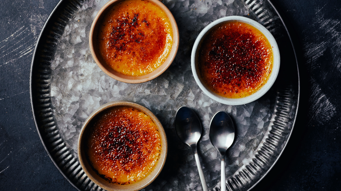 Classic French Cafe au Lait Creme Brulee Recipe