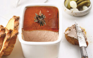 Homemade pork liver pâté