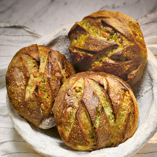 Matcha and candied orange bread Taste of France