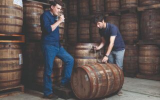 French whisky and gin