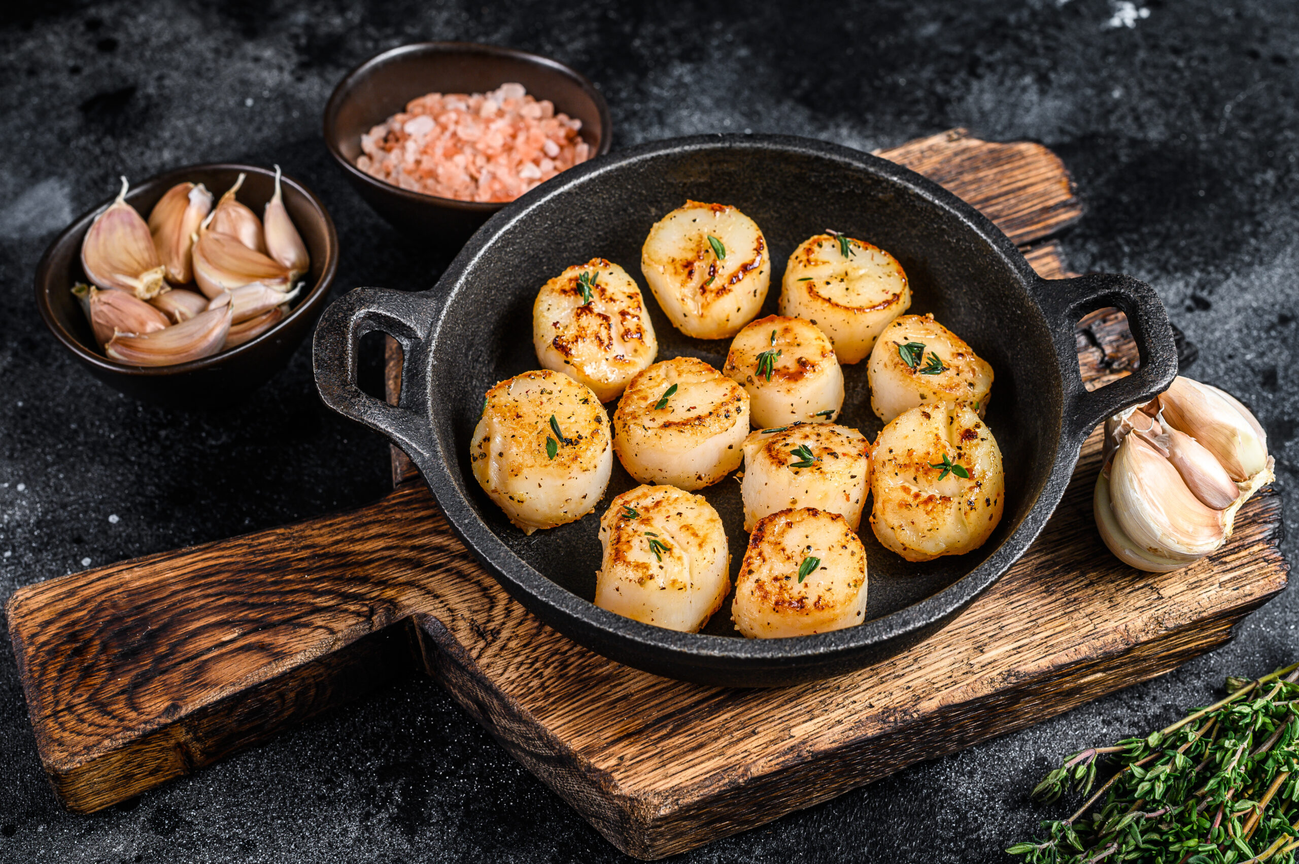 Pan-Fried Scallops with Brown Butter Sauce