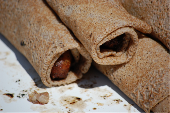 101 metres – the world’s longest sausage galette