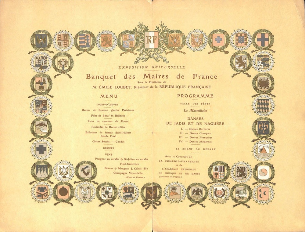 Menu_du_Banquet_des_Maires_de_France_1900