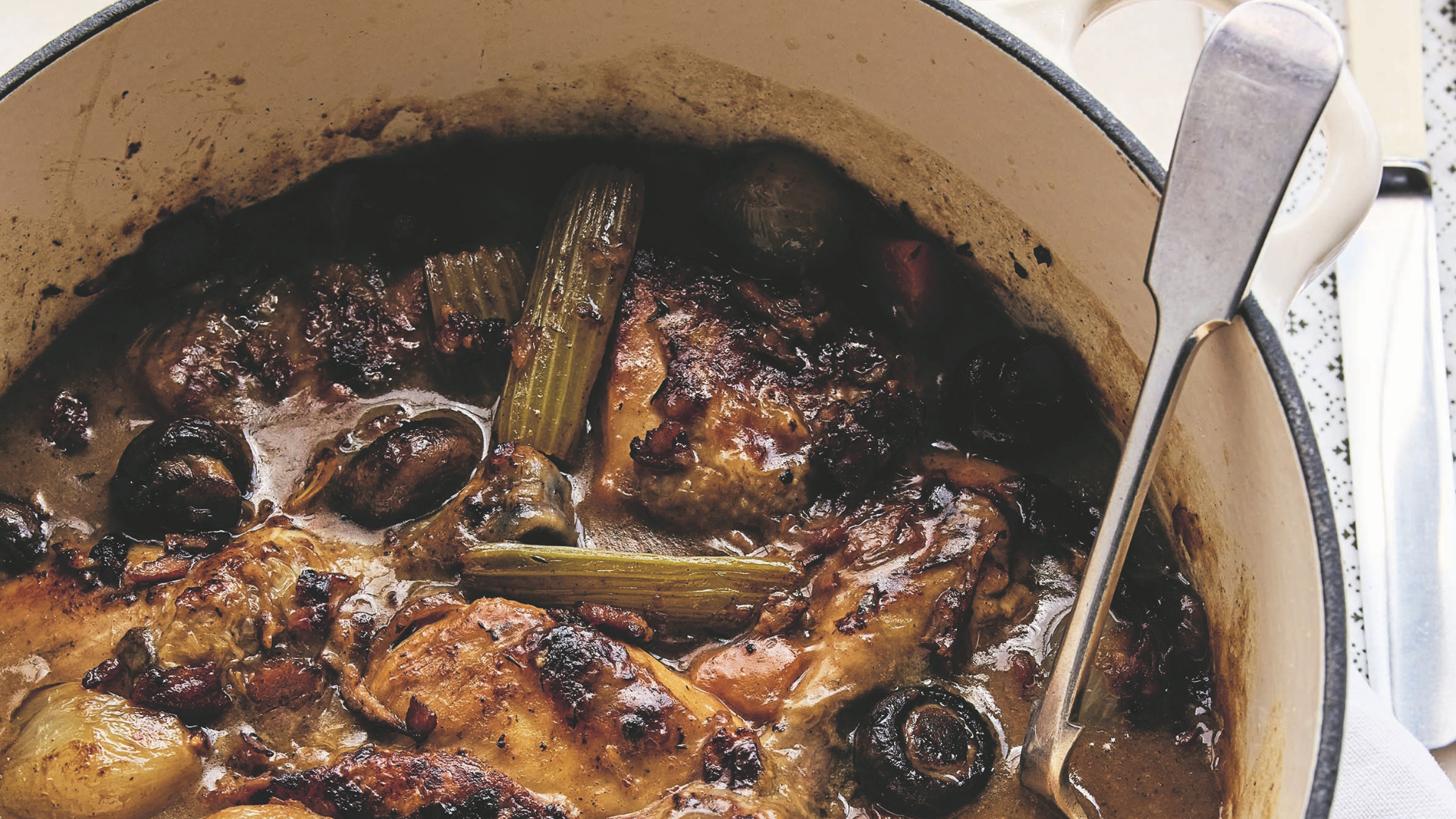 Quick coq au vin