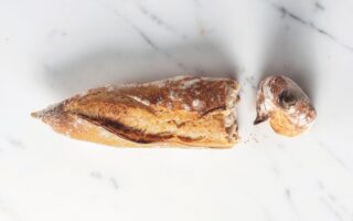 Rustic sourdough baguettes