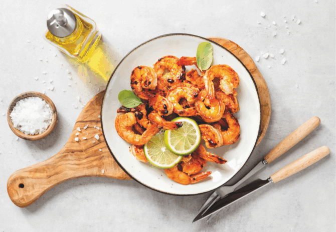Prawns with Absinthe