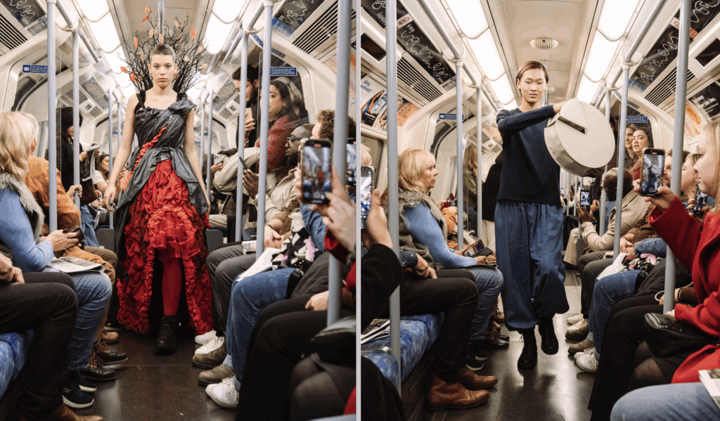 Terroir Volcanic Dress by Jayden Peng (left) 3. The Cheese Pull by Ping by Cheng Lu (right)