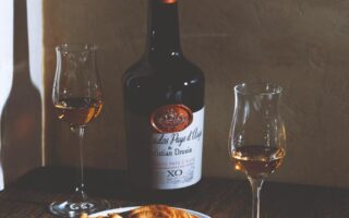 Calvados Flambéed Tarte