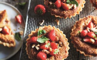 Strawberry & Walnut Frangipane Tartelettes