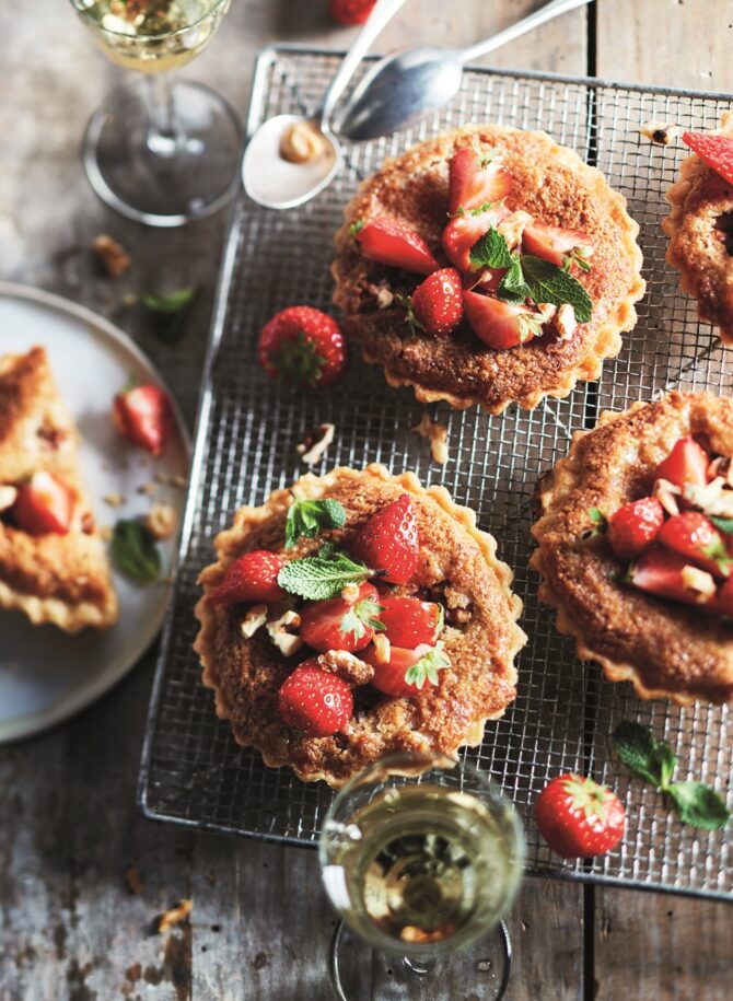 Strawberry & Walnut Frangipane Tartelettes